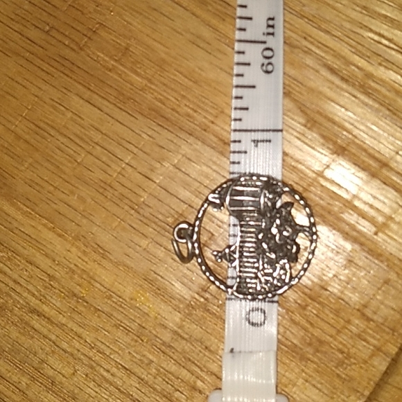 STERLING SILVER VINTAGE NECKLACE CHARM-"THE GRAND HOTEL" - Picture 5 of 5